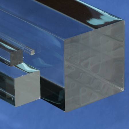 selection of clear cast acrylic rod